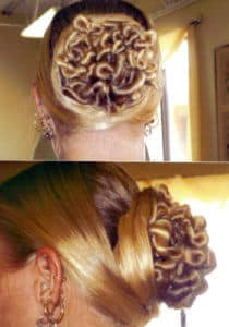 salon bridal party hair