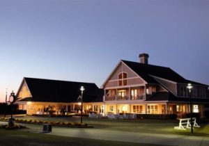 The Currituck Club venue at night