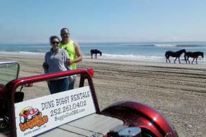 Buggin' Out on the beach with wild horses