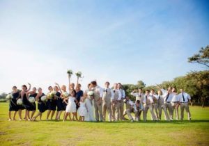 Wedding party at The Currituck Club