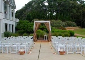 I Do OBX Chairs event home setup