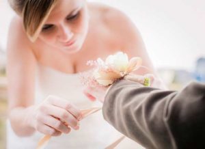 Julie Dreelin photographing wedding details