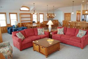 OBX Lodging living room