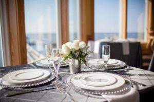 Sunset Grille table setting 2