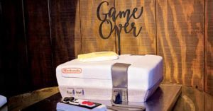 Unique wedding cakes - nintendo console
