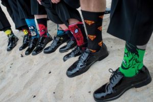 Grooms custom socks