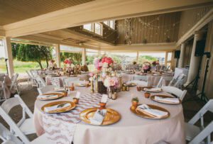 wedding reception setting