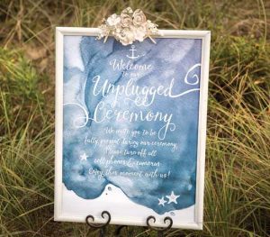 Unplugged wedding ceremony