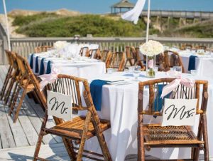 beach wedding decoration