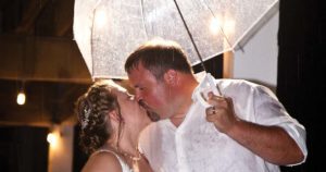 wedding day rain