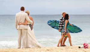obx wedding photo bomb