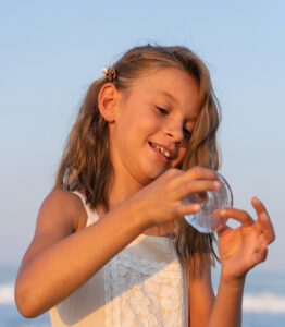 outer banks wedding kid beach