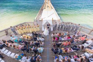 pier wedding ceremony