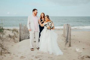 obx wedding knots tied beach