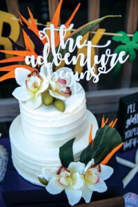 obx wedding cake decor
