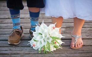 outer banks wedding bouquet