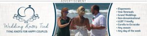outer banks wedding knots tied