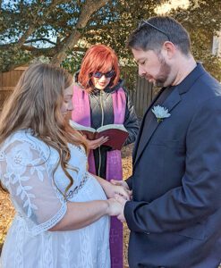 saints alive wedding