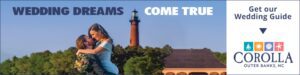 Currituck County Tourism banner with rule
