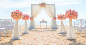 beach wedding